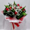 Εντυπωσιακό μπουκέτο αγάπης με 40 κόκκινα τριαντάφυλλα!